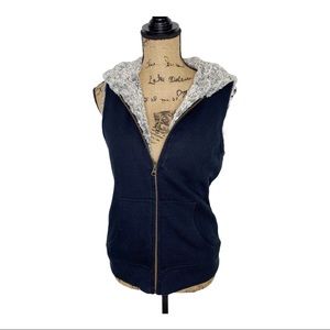 True Grit Dry Goods Shearling Lined Vest Sz Small